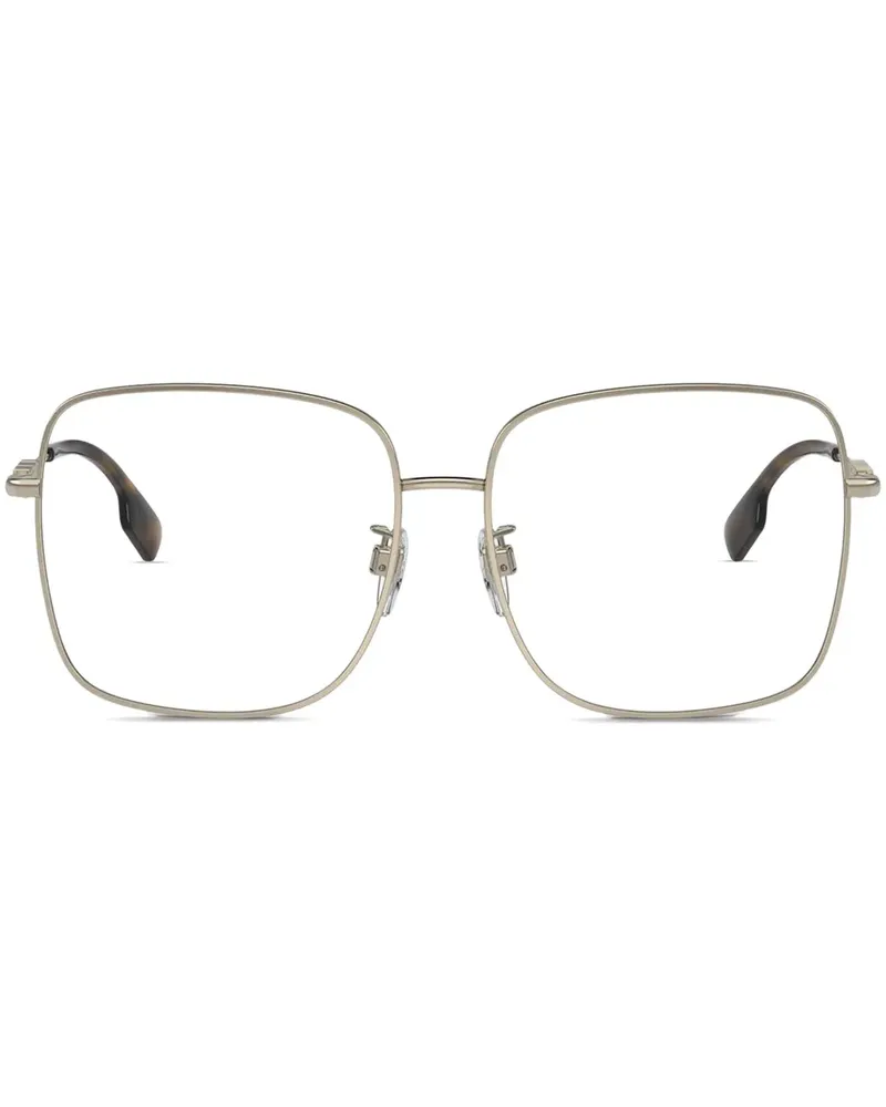 Burberry Brille mit Oversized-Gestell - Gold Gold