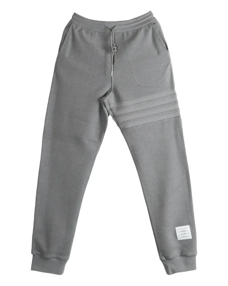 Thom Browne loopback 4-Bar track pants - Grau Grau
