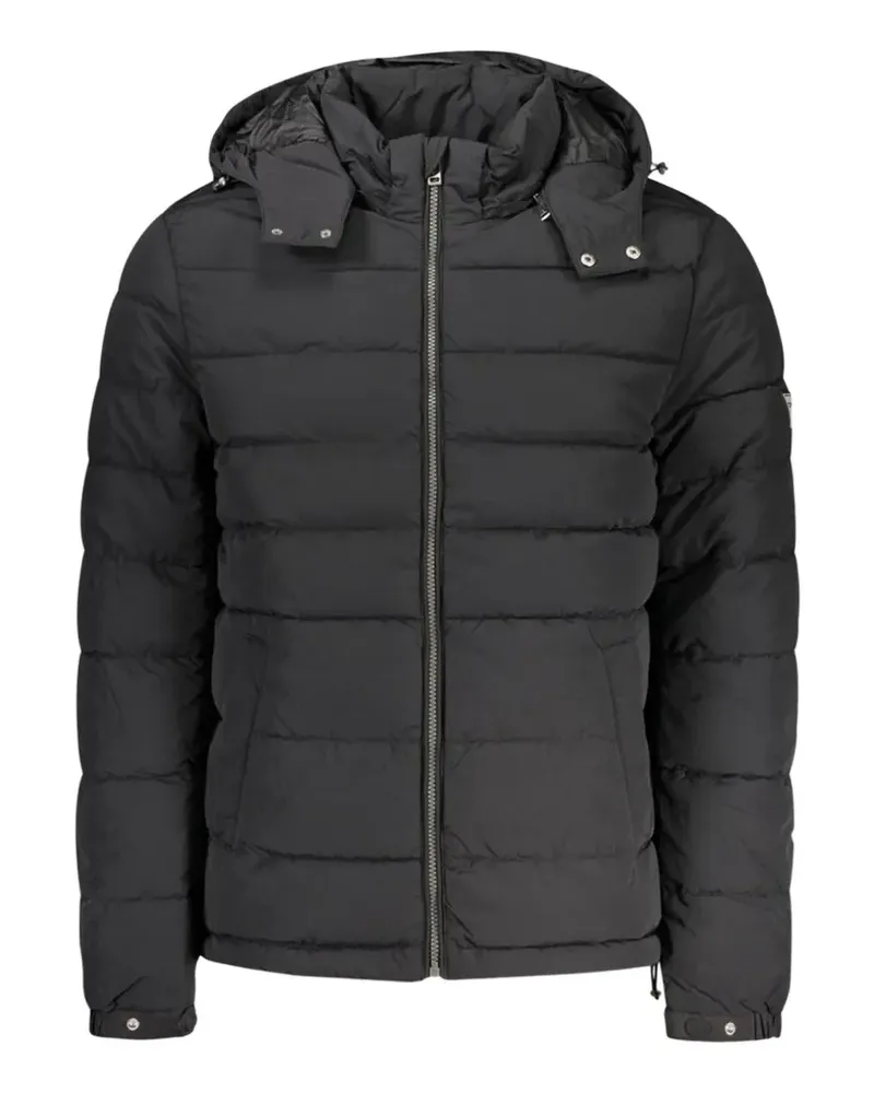 Guess hooded quilted jacket - Schwarz Schwarz