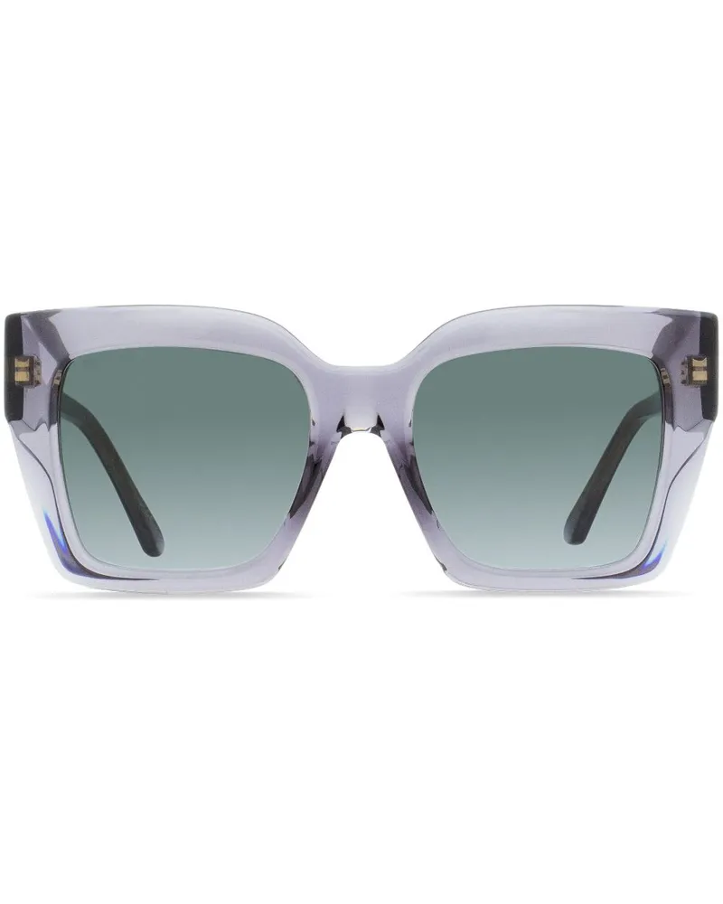 Jimmy Choo Sonnenbrille mit eckigem Gestell Grau