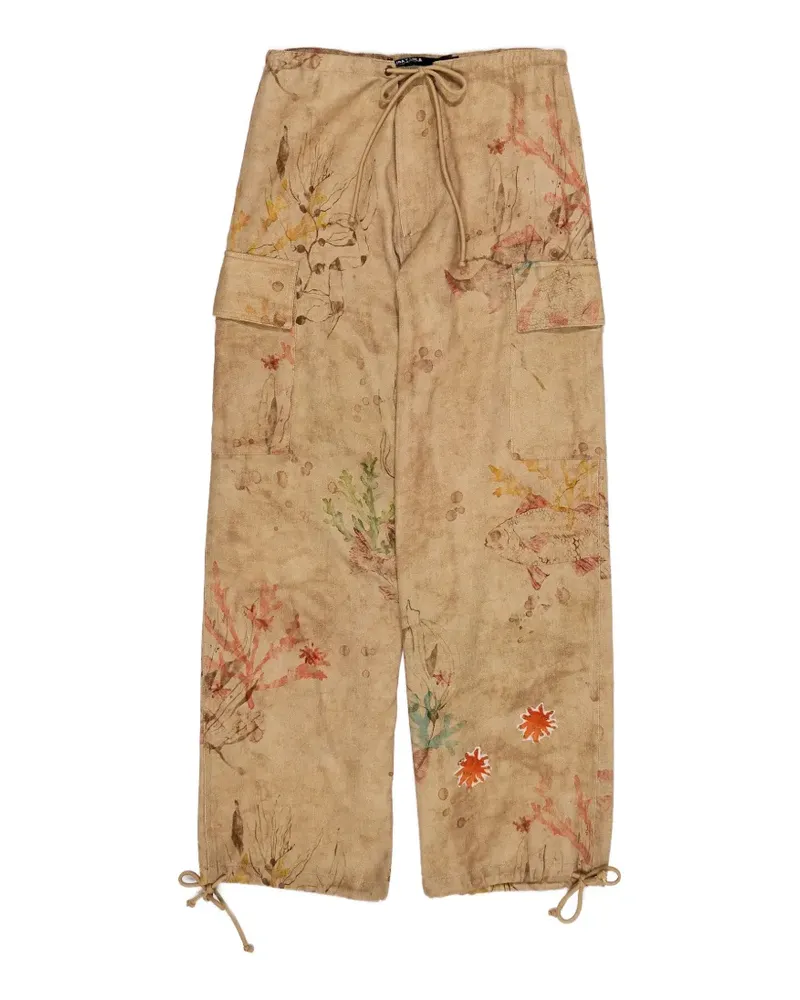BIMBA Y LOLA Cargohose mit Spitze - Nude Nude