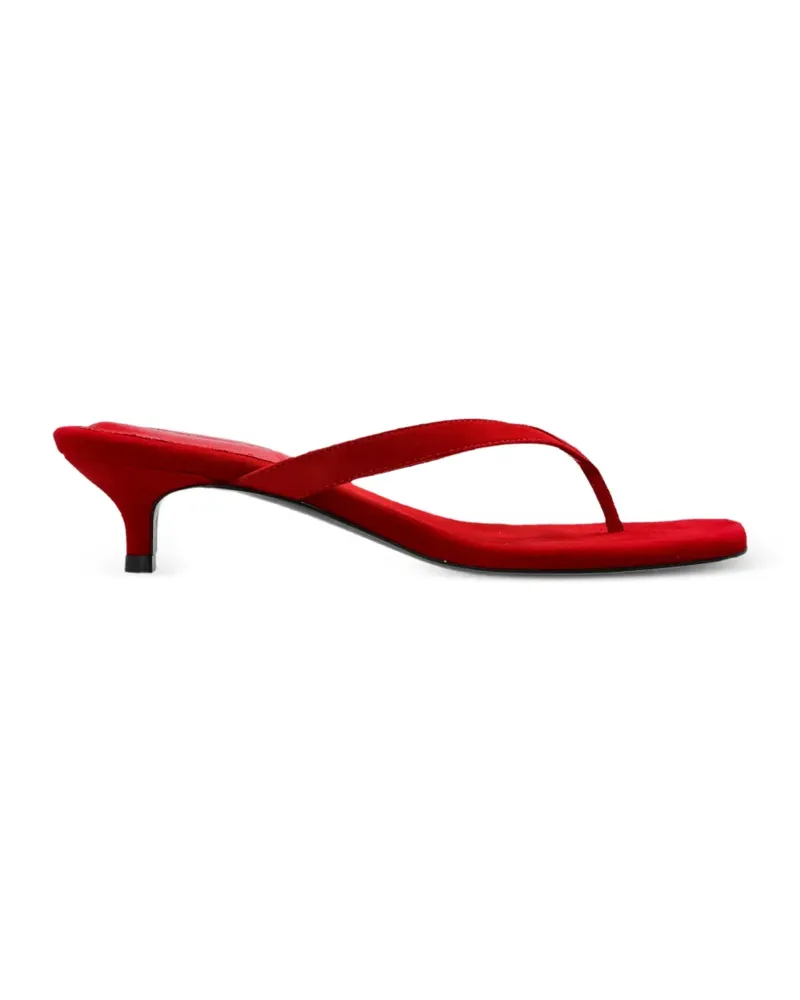 BLACK SUEDE STUDIO Kendal Sandalen mit Zehensteg 35mm - Rot Rot