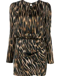 John Richmond Minikleid mit Leoparden-Print Blau