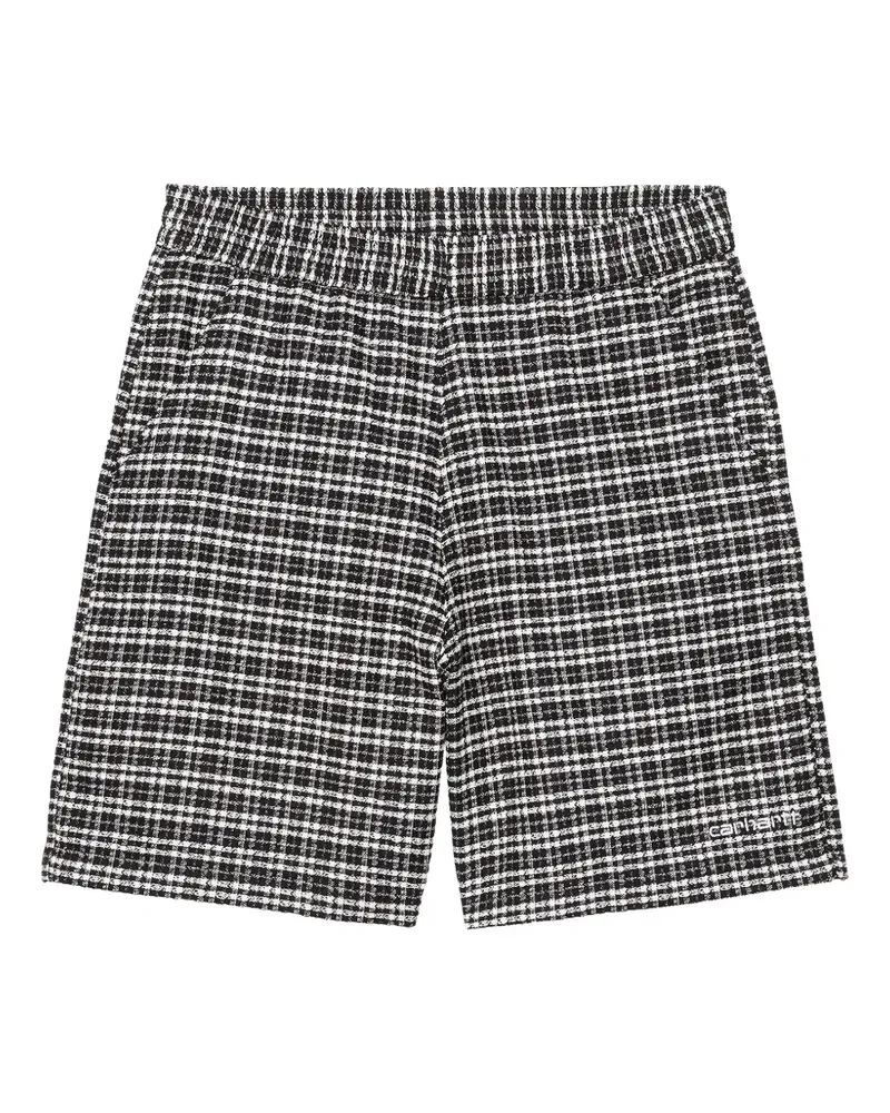 Carhartt WIP Kander checked shorts - Schwarz Schwarz
