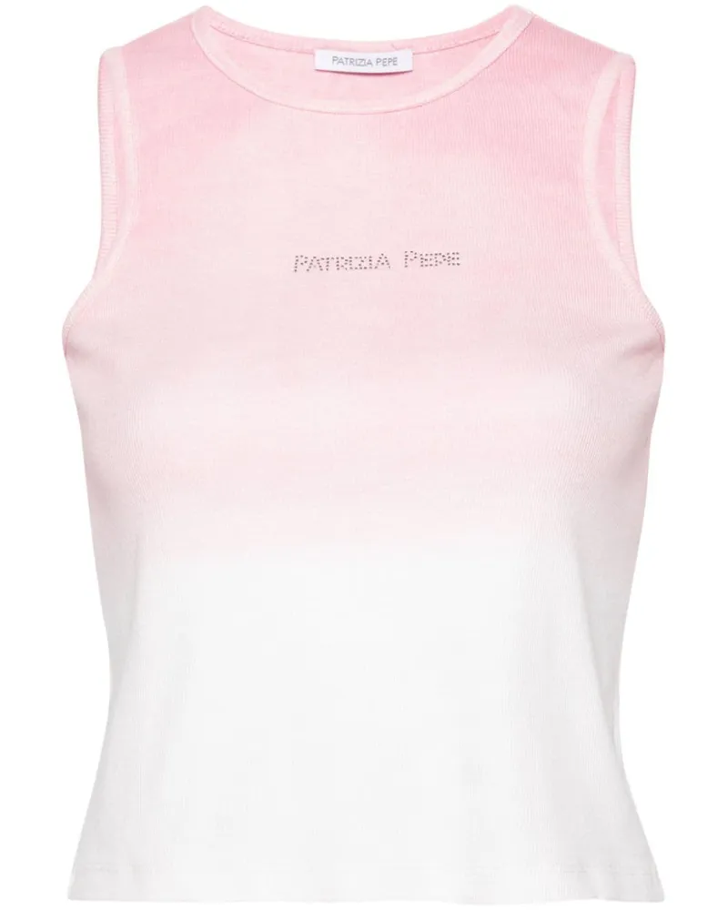 Patrizia Pepe Trägershirt mit Farbverlauf-Optik Rosa