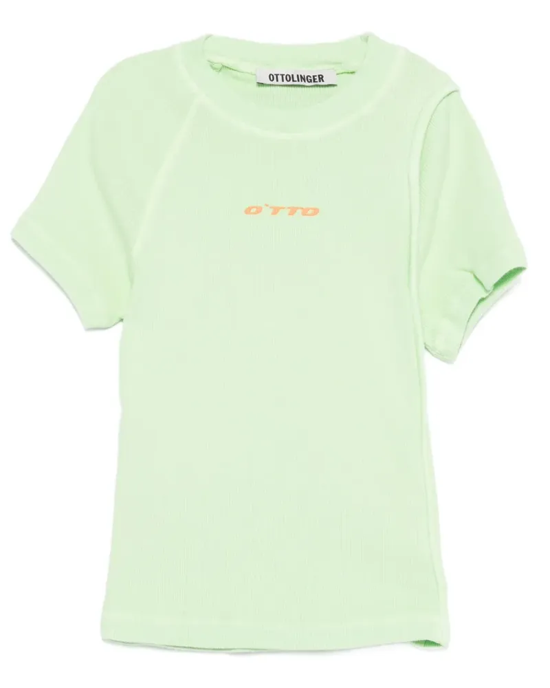 OTTOLINGER T-Shirt mit Logo-Print - Grün Grün