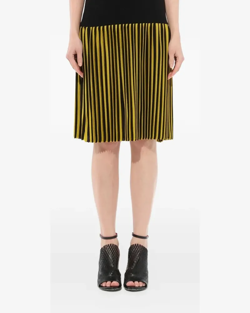 Givenchy Knielanger Plisseerock - Schwarz Schwarz