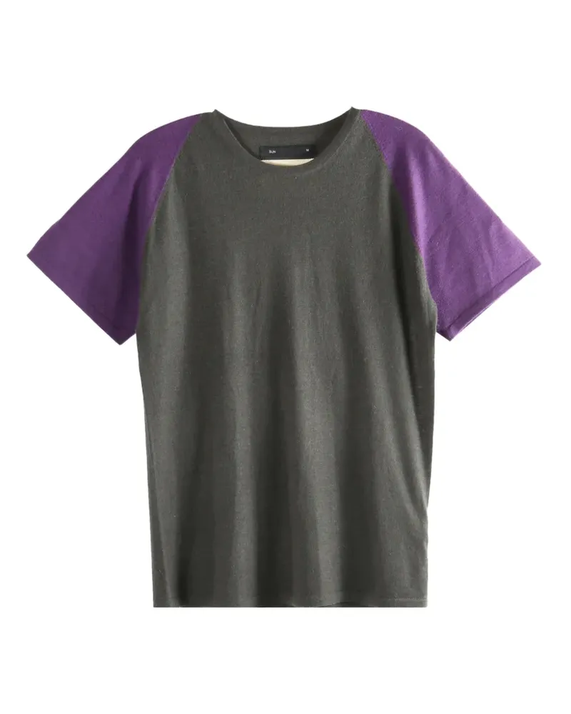 Frenckenberger T-Shirt in Colour-Block-Optik - Grau Grau