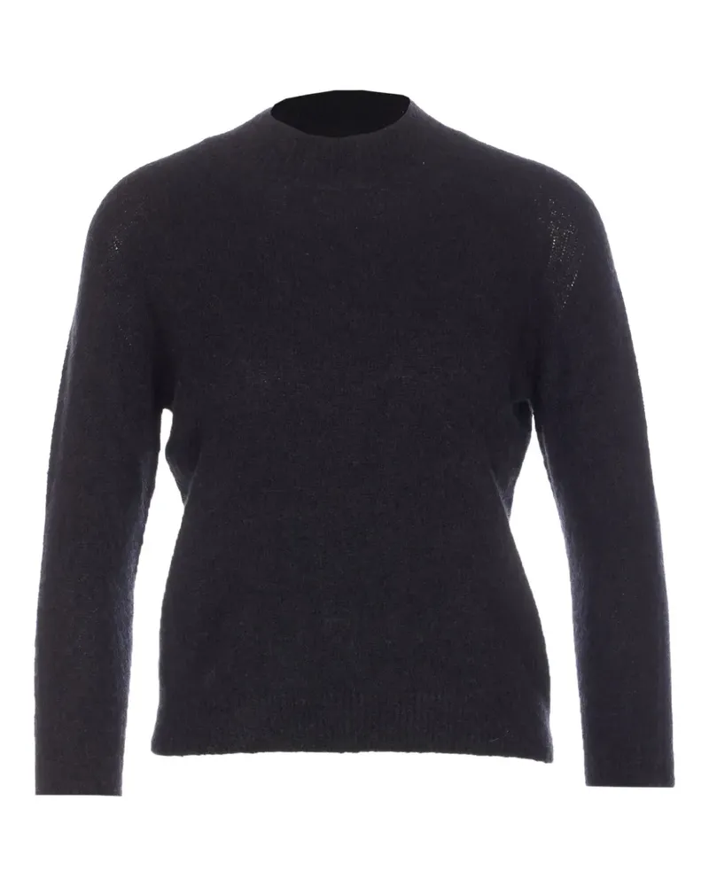Roberto Collina crew-neck long-sleeve sweater - Schwarz Schwarz