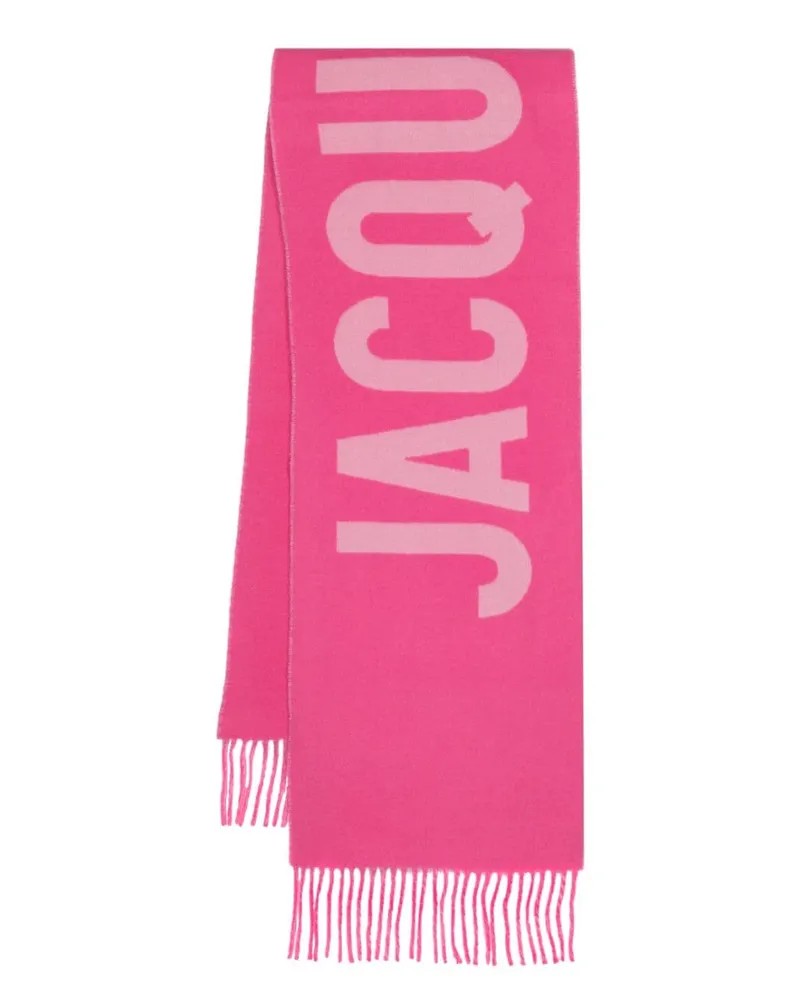 Jacquemus L'Echarpe  Schal aus Schurwolle - Rosa Rosa