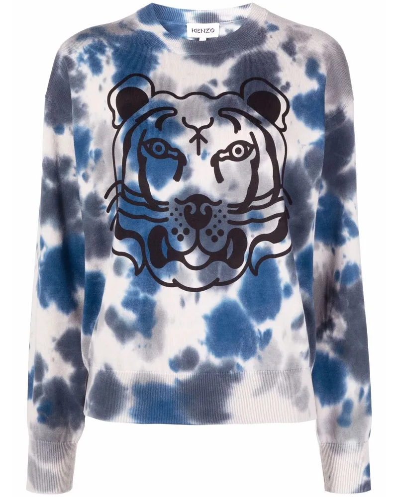 Kenzo K-Tiger Sweatshirt - Blau Blau