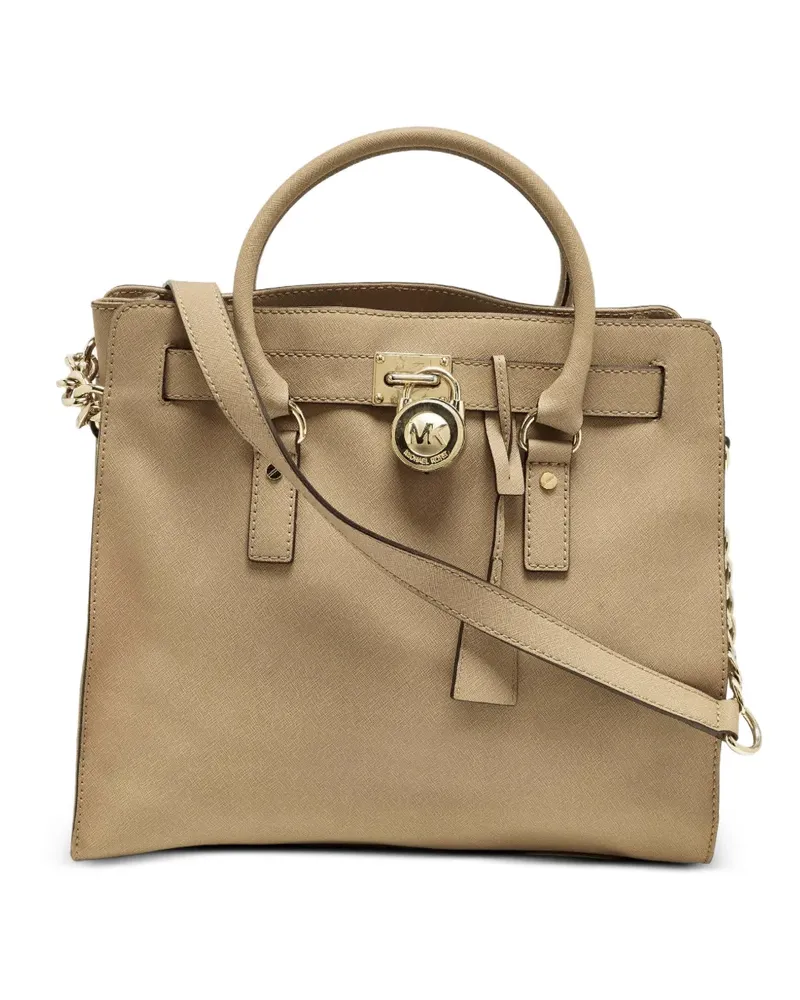 Michael Kors Hamilton North South Tote Bag - Nude Nude
