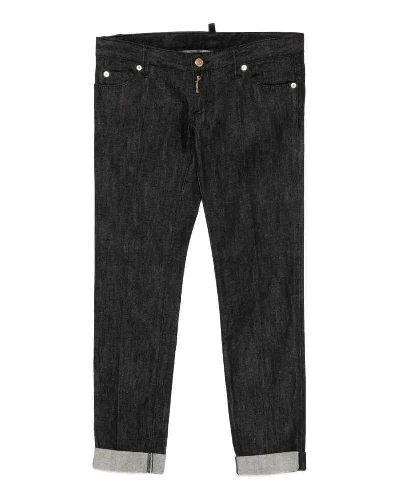 Dsquared2 turn-up jeans - Schwarz Schwarz