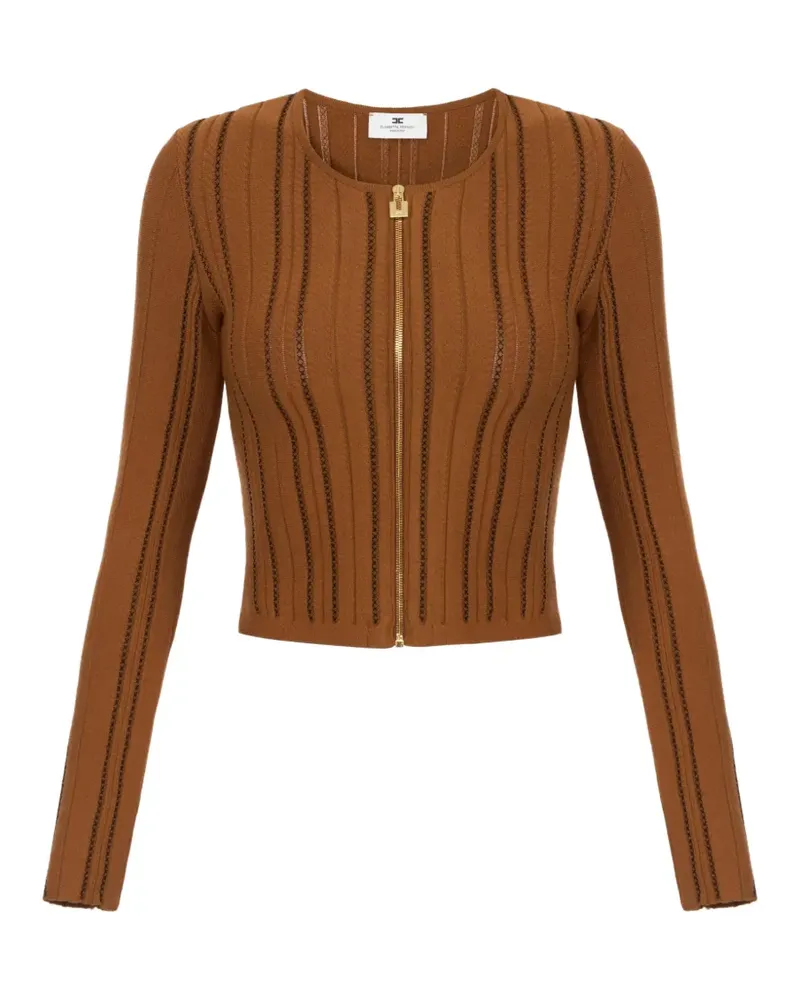 Elisabetta Franchi Cardigan aus Strick - Braun Braun