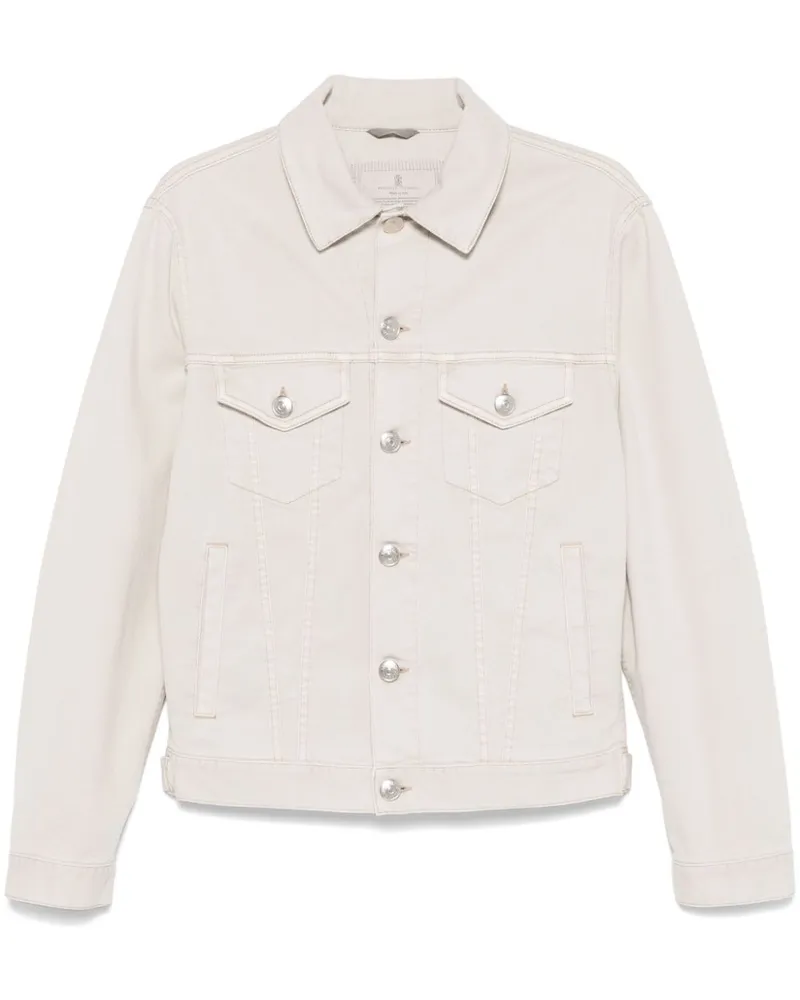 Brunello Cucinelli Klassische Jeansjacke - Nude Nude