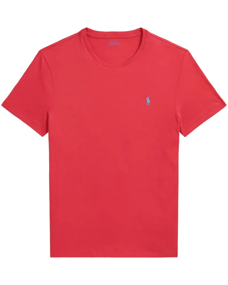 Ralph Lauren T-Shirt mit Polo Pony-Stickerei - Rot Rot