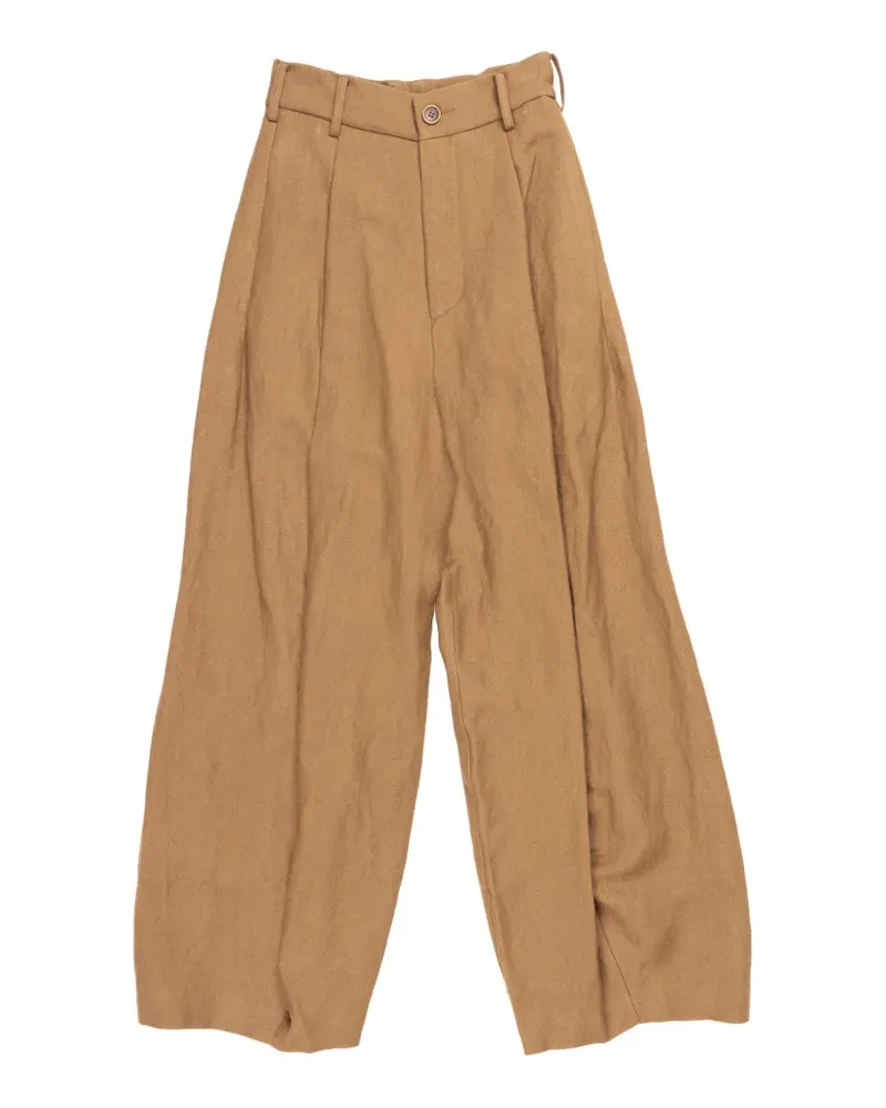 Uma Wang pleated trousers - Braun Braun
