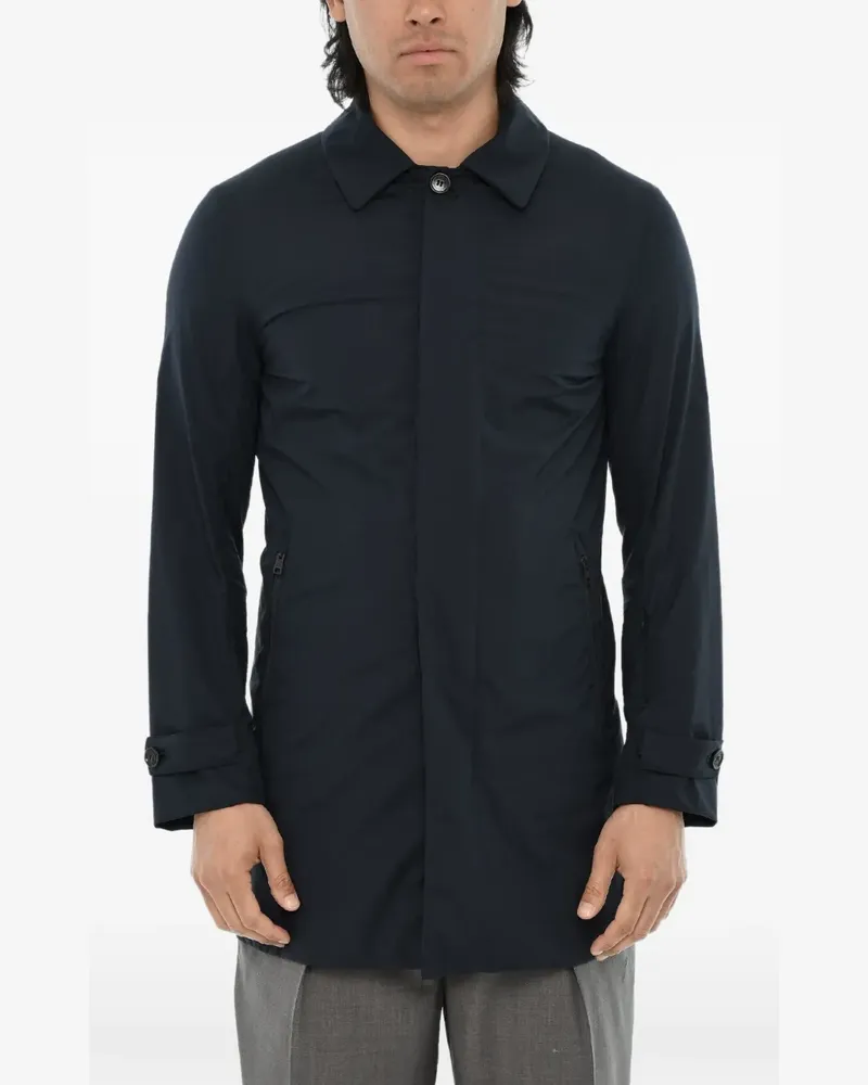 Woolrich Jacke mit verdecktem Verschluss - Blau Blau