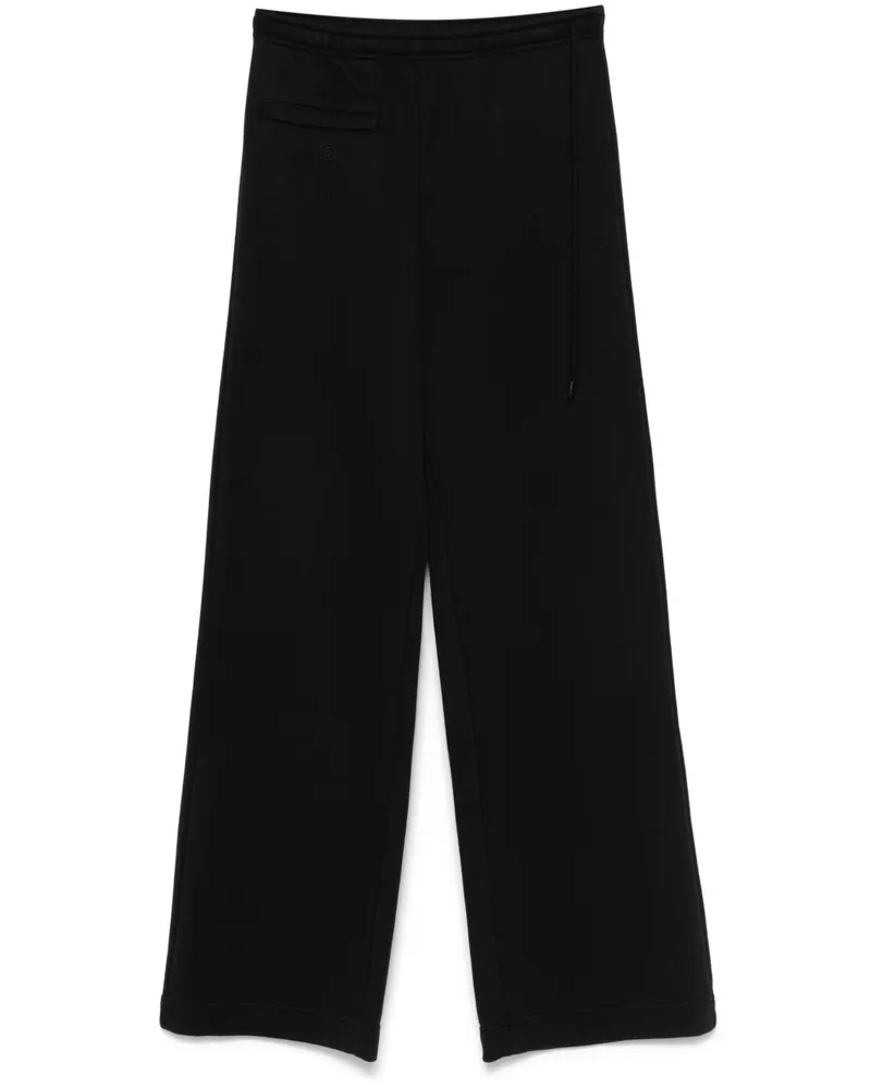 Maison Margiela Jogginghose mit Logo-Stickerei - Schwarz Schwarz