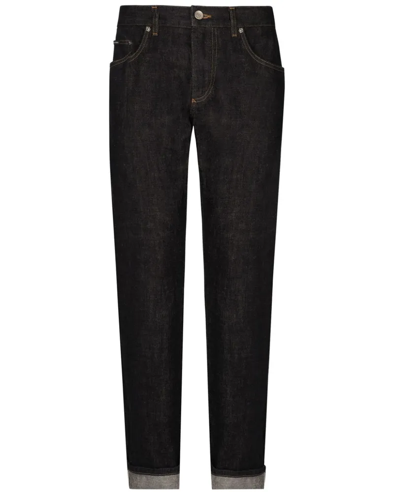 Dolce & Gabbana Jeans mit Logo-Detail - Blau Blau