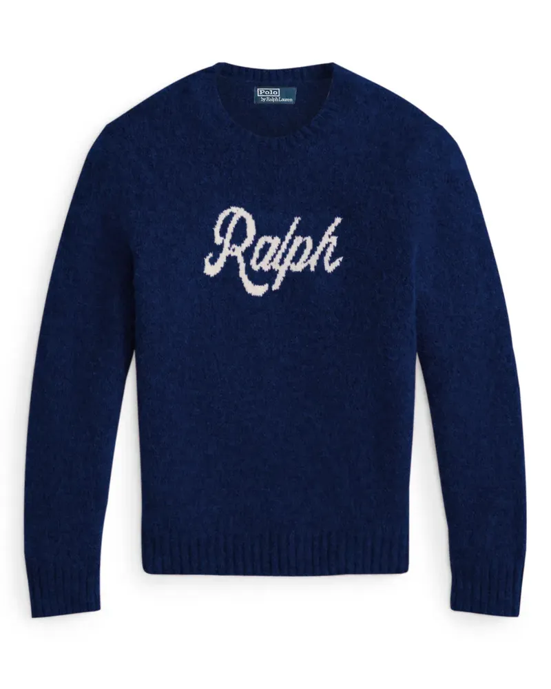 Ralph Lauren Pullover mit Intarsien-Logo - Blau Blau