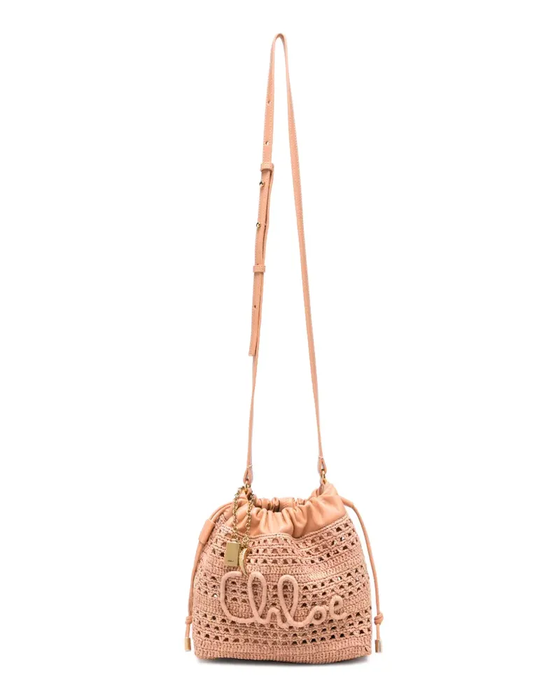 Chloé Summer Banana Beuteltasche - Nude Nude