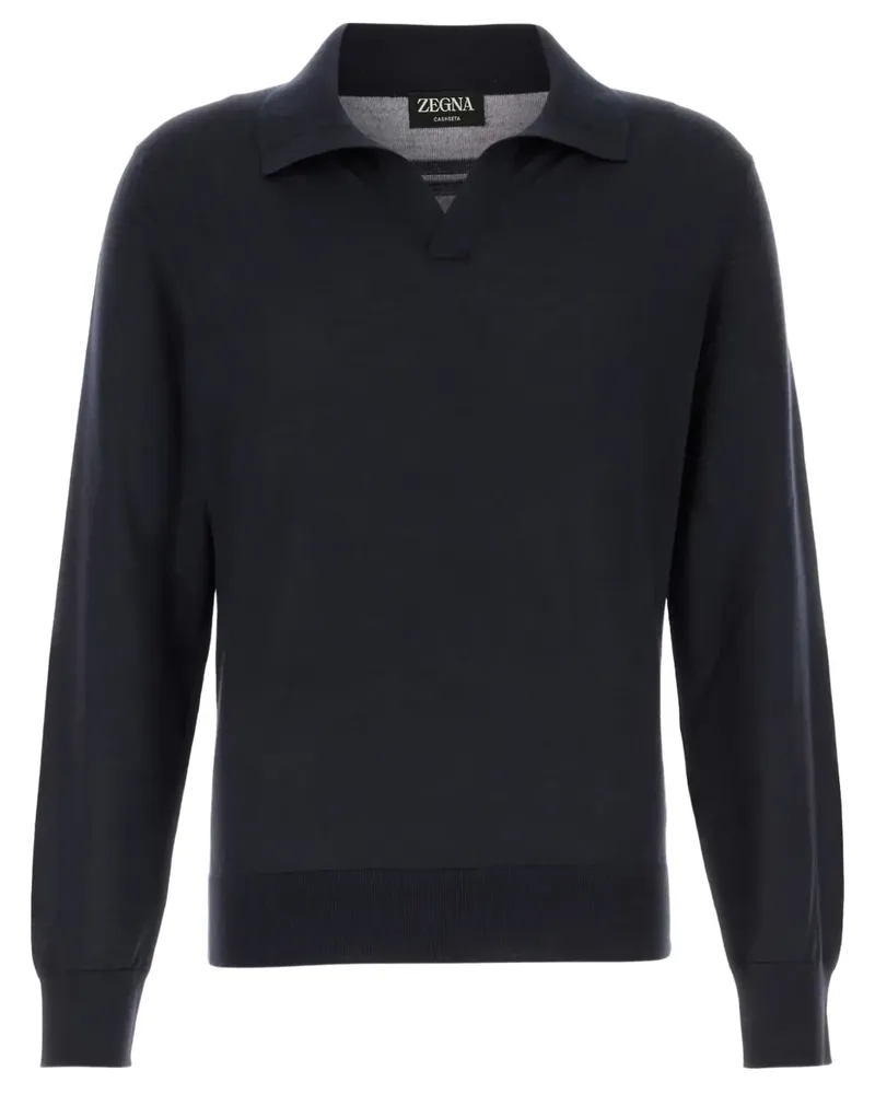 Ermenegildo Zegna Poloshirt aus Jersey - Blau Blau