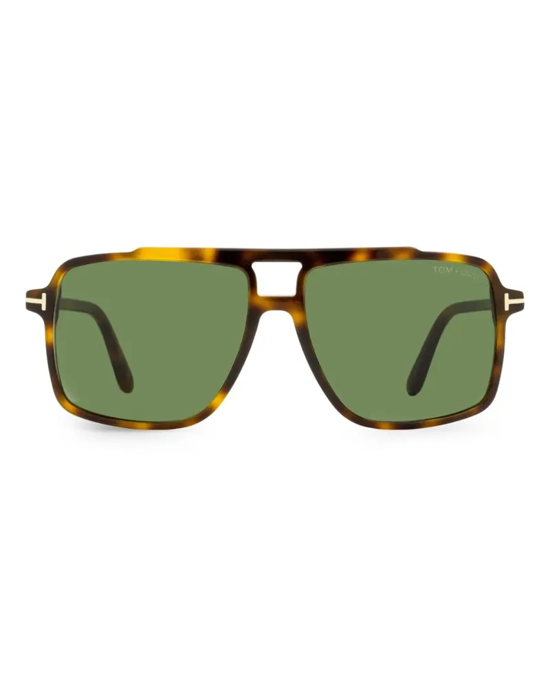 Tom Ford rectangular pilot sunglasses - Braun Braun