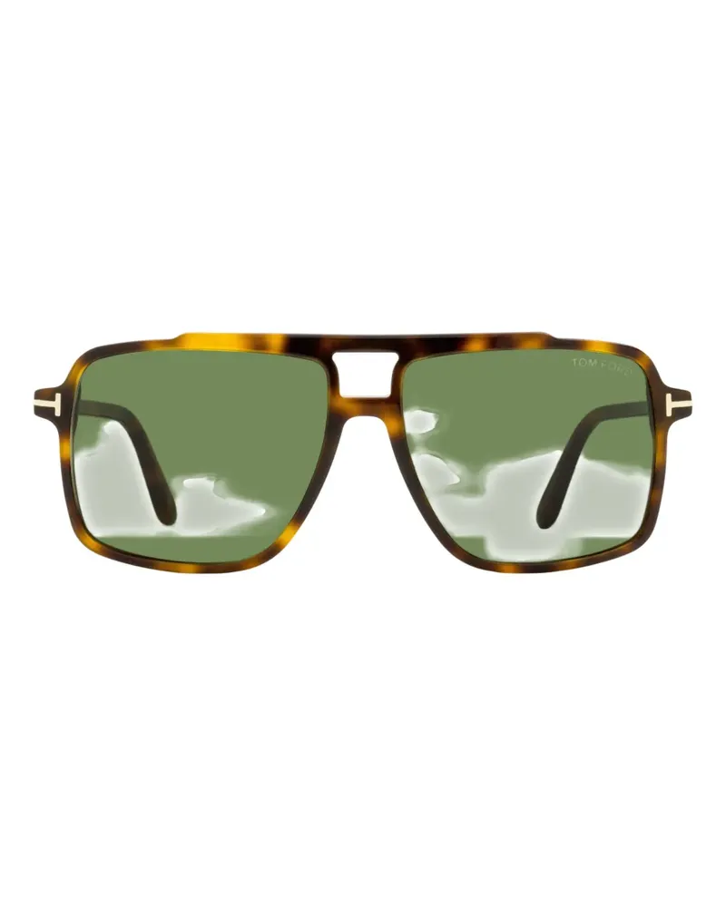 Tom Ford rectangular pilot sunglasses - Braun Braun
