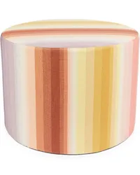 Missoni Home Gestreifter Oceania Hocker Rosa