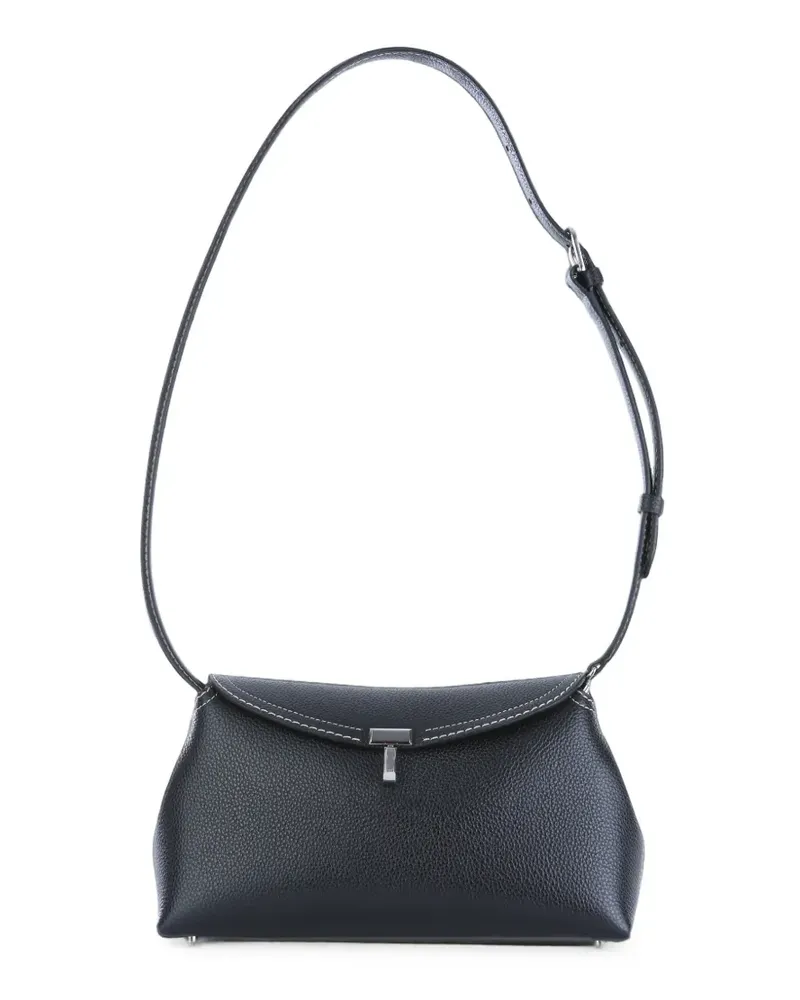 Totême Gekörnte Clutch - Schwarz Schwarz
