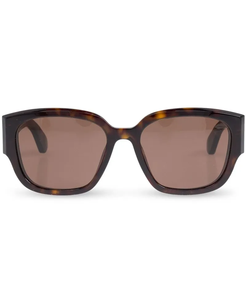 Alexander McQueen Klassische Sonnenbrille Braun