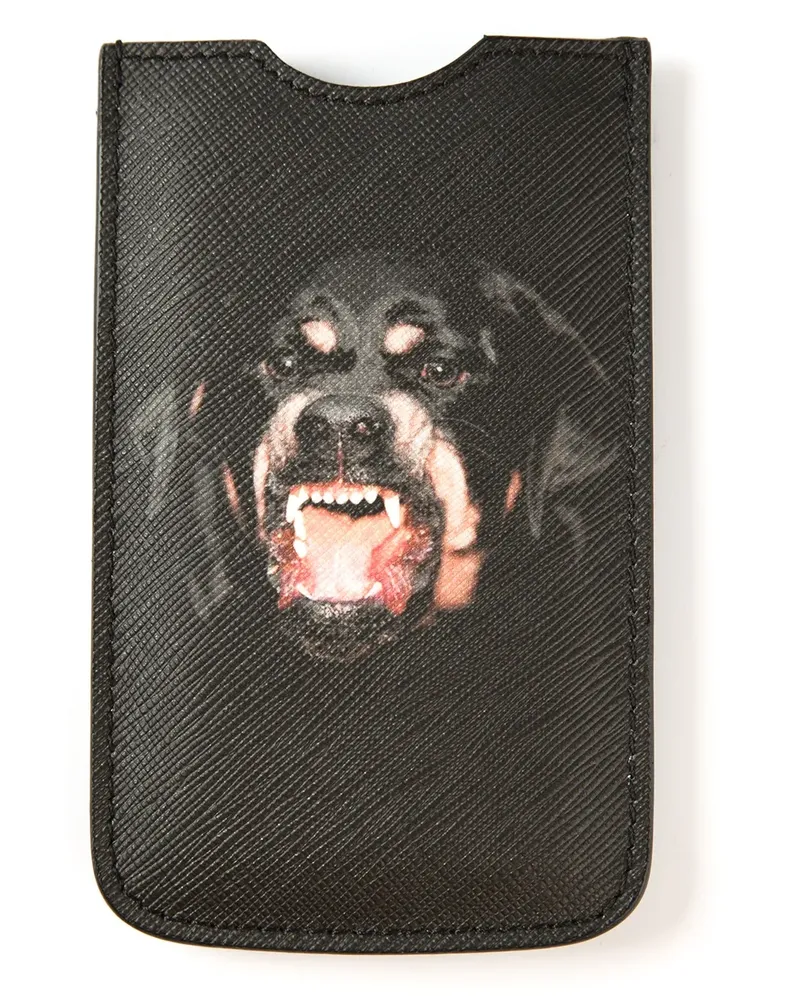 Givenchy iPhone-Hülle mit Rottweiler-Print - Schwarz Schwarz