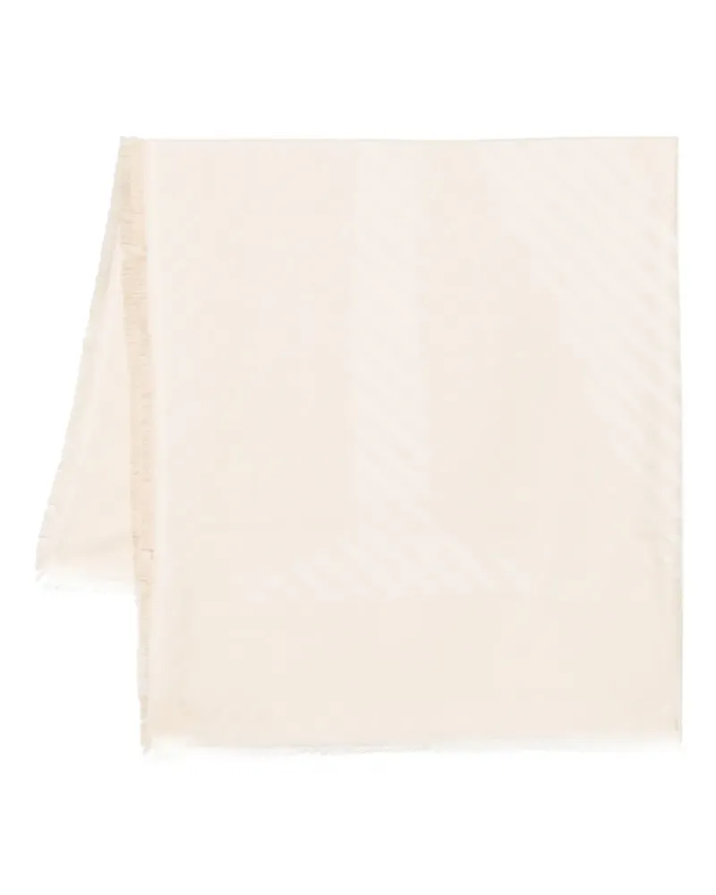 Max Mara Schal mit Jacquardmuster - Nude Nude