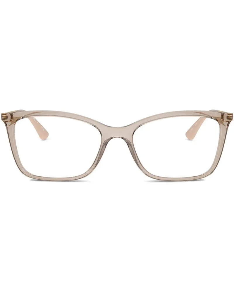 Vogue Brille mit eckigem Gestell - Braun Braun