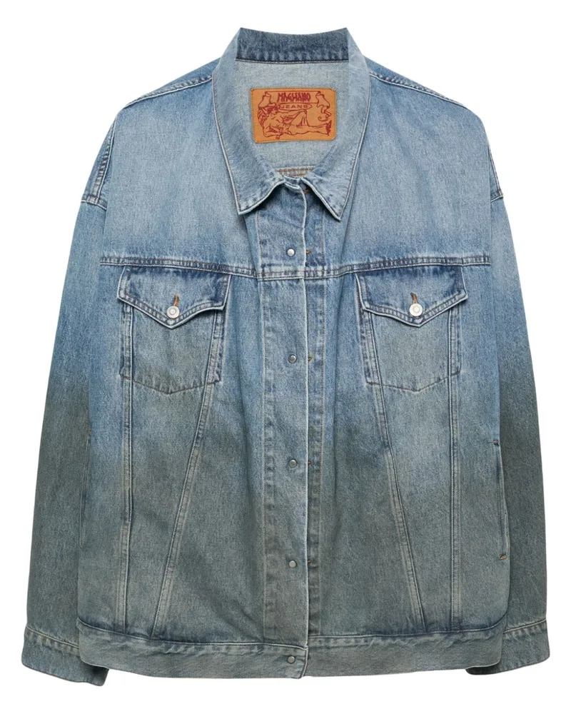 Magliano Ausgeblichene Jeansjacke - Blau Blau