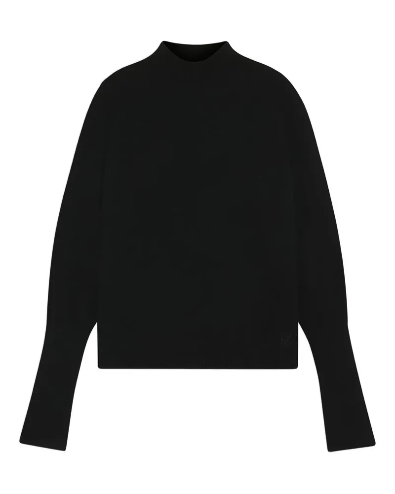 HUGO BOSS funnel-neck sweater - Schwarz Schwarz