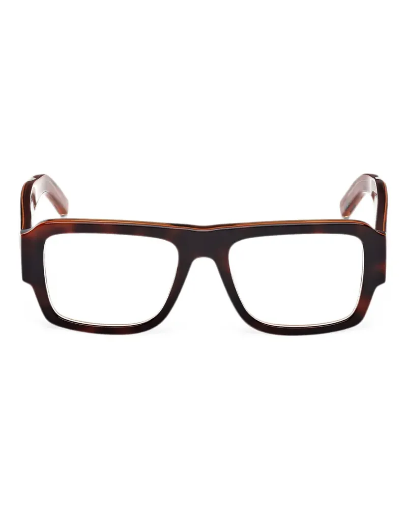 MCM square-frame glasses - Braun Braun