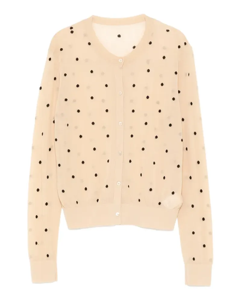 JNBY Cardigan mit Polka Dots - Nude Nude