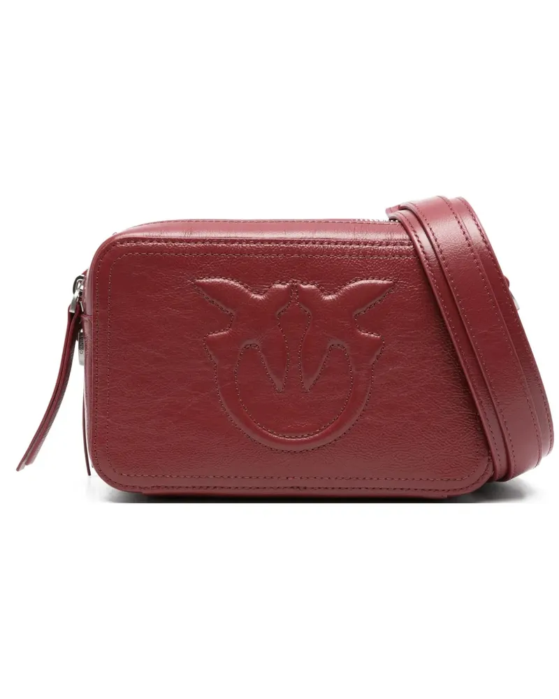Pinko Umhängetasche mit Logo-Prägung - Rot Rot