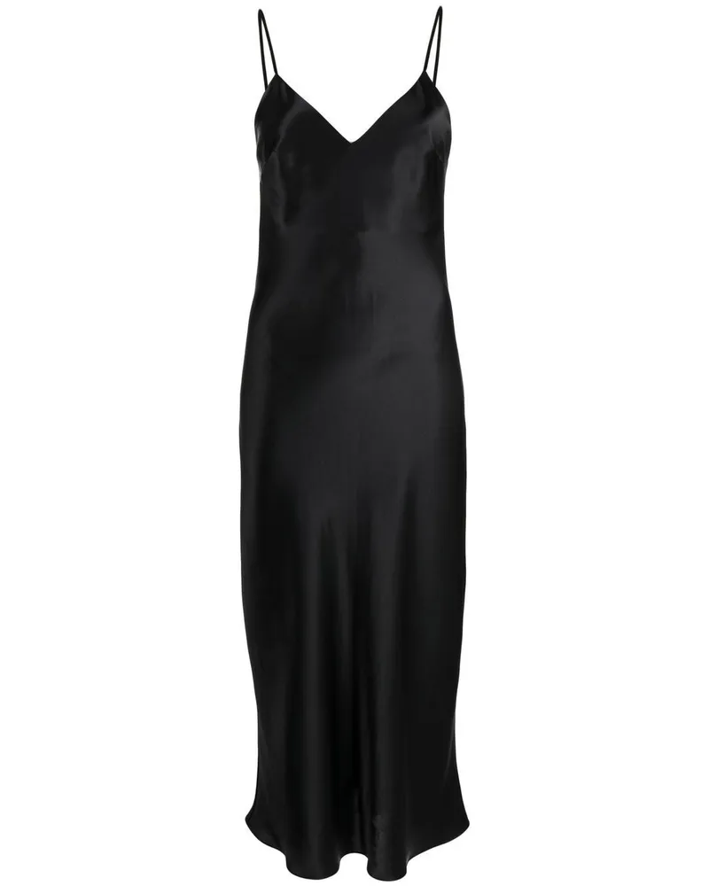 Gilda & Pearl Sophie Midikleid - Schwarz Schwarz