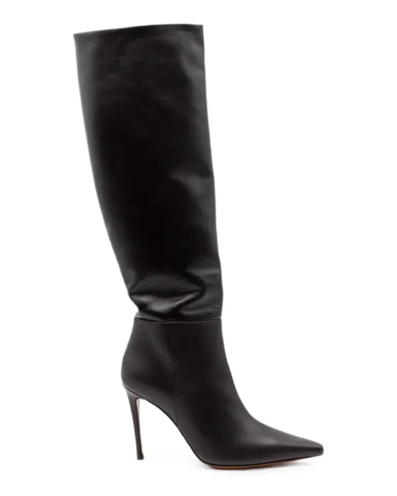 FESTA Milano Kniehohe Klaria Stiefel - Schwarz Schwarz
