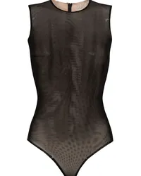 Blanca Bryo Body aus Mesh Schwarz