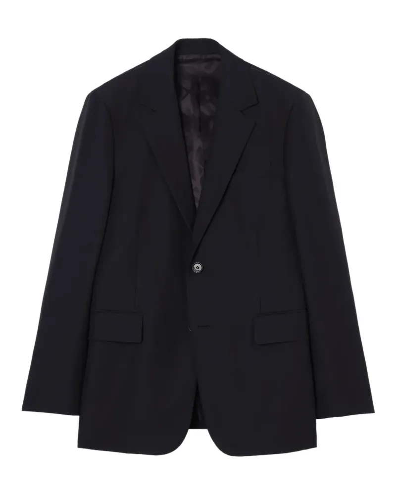 Burberry single-breasted tailored jacket - Blau Blau