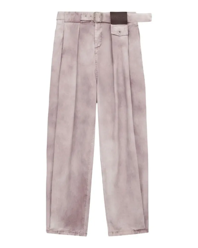 Loewe belted pleated jeans - Rosa Rosa