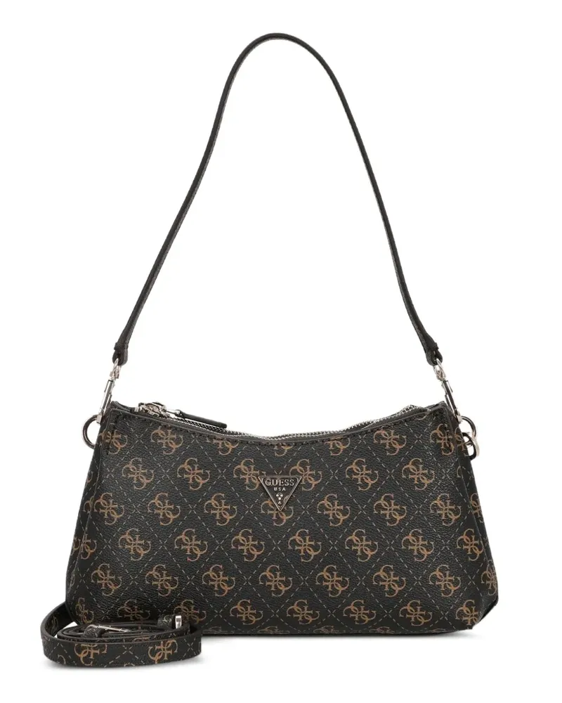 Guess Noelle Tasche mit Logo-Muster - Schwarz Schwarz
