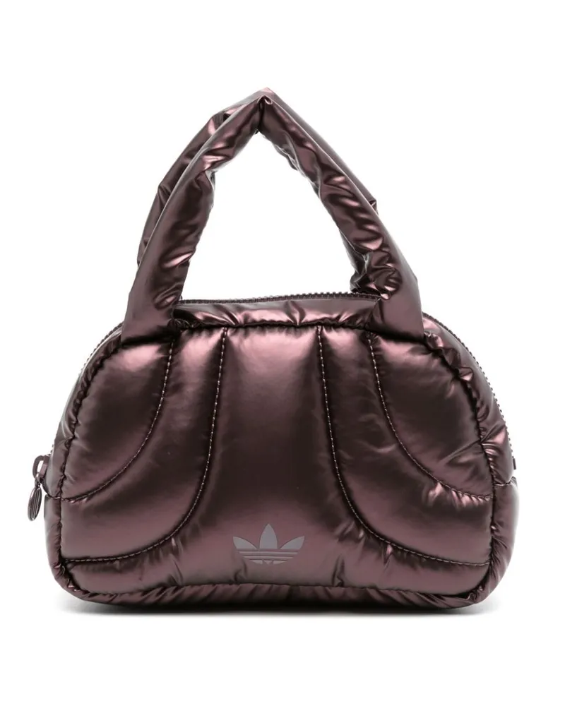 adidas Wattierte Tote Bag mit Trefoil-Logo Violett