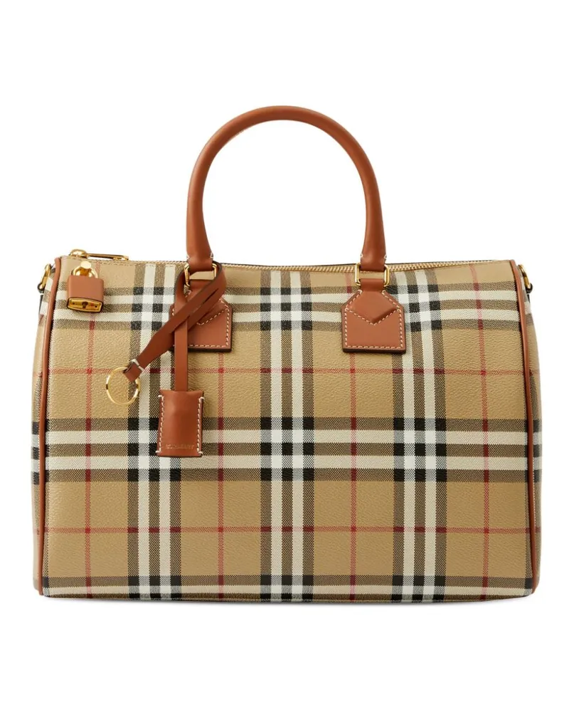Burberry Mittelgroße Bowlingtasche - Braun Braun