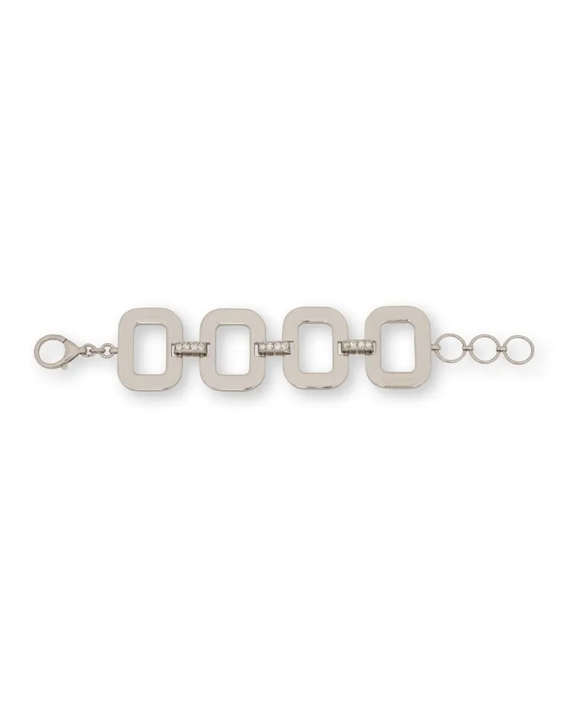 Alberta Ferretti Armband mit Kettengliedern Silber