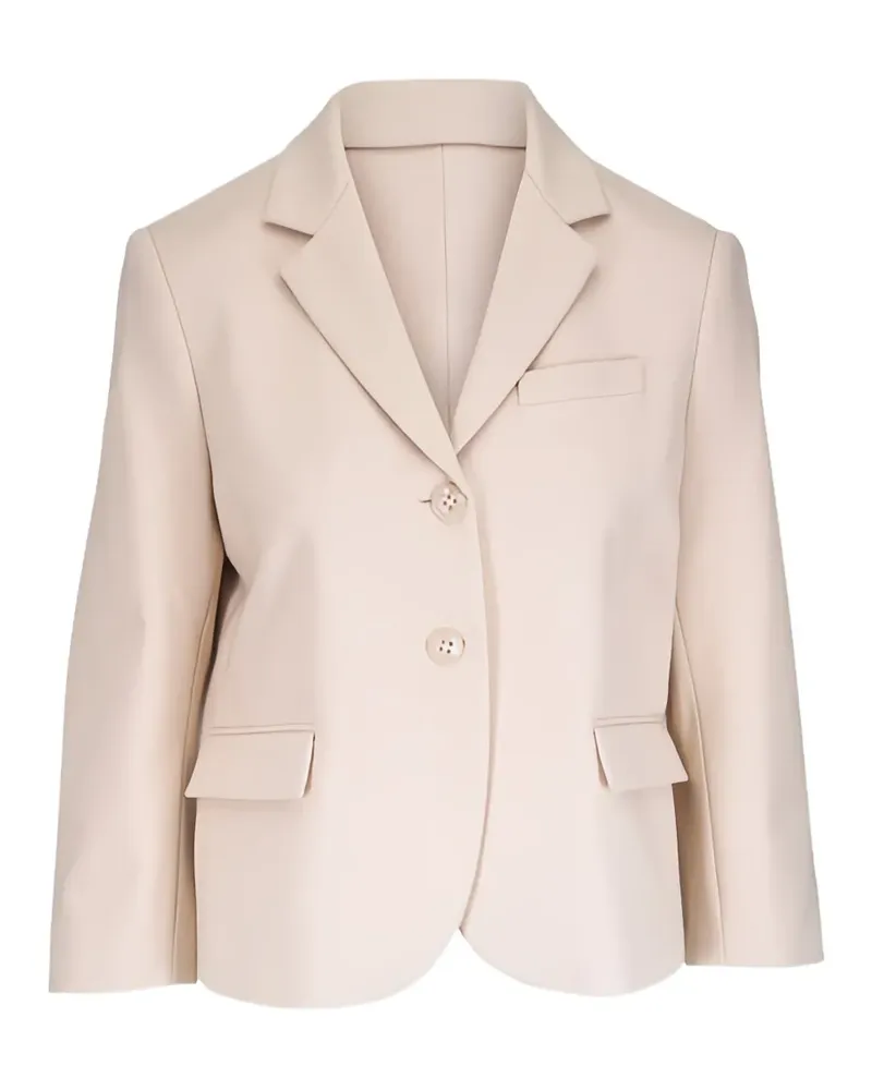 Dorothee Schumacher notched lapel button blazer - Nude Nude